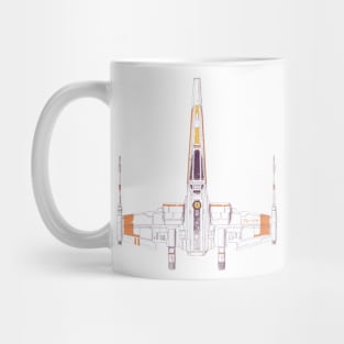 Space Ship - X Wing Mug